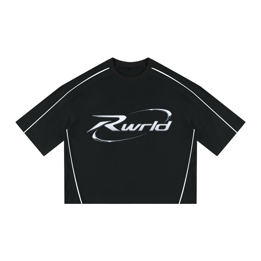 Rwrld y2k Heavyweight Boxy Piping T-Shirt