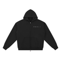 Essential  "RWRLD" Fleece Zip-Through Hoodie